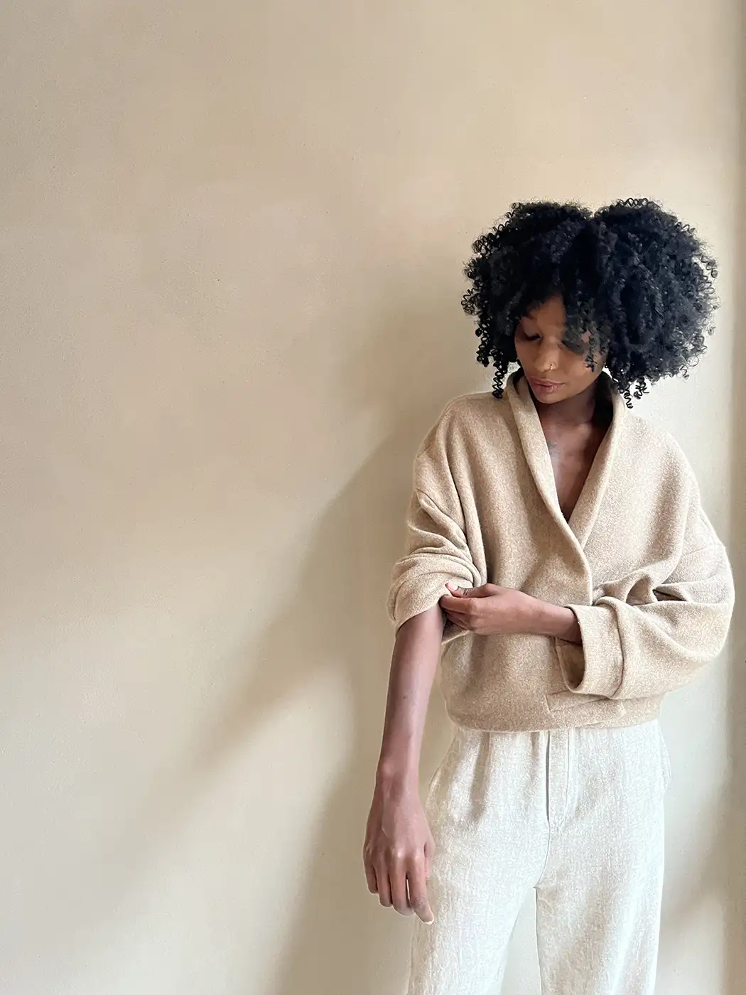 cardigan | softly | deadstock cashmere