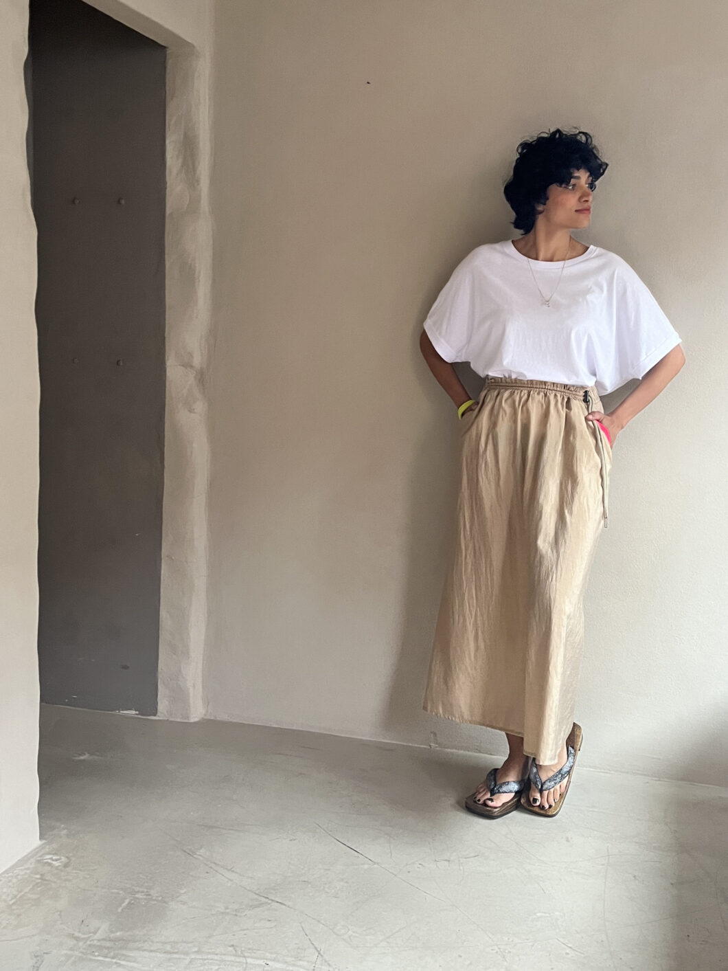 skirt | air | deadstock | gold