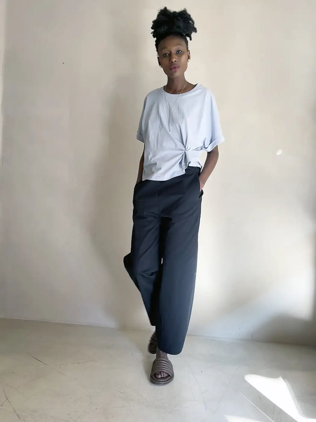 pants | relax | organic cotton | blackish