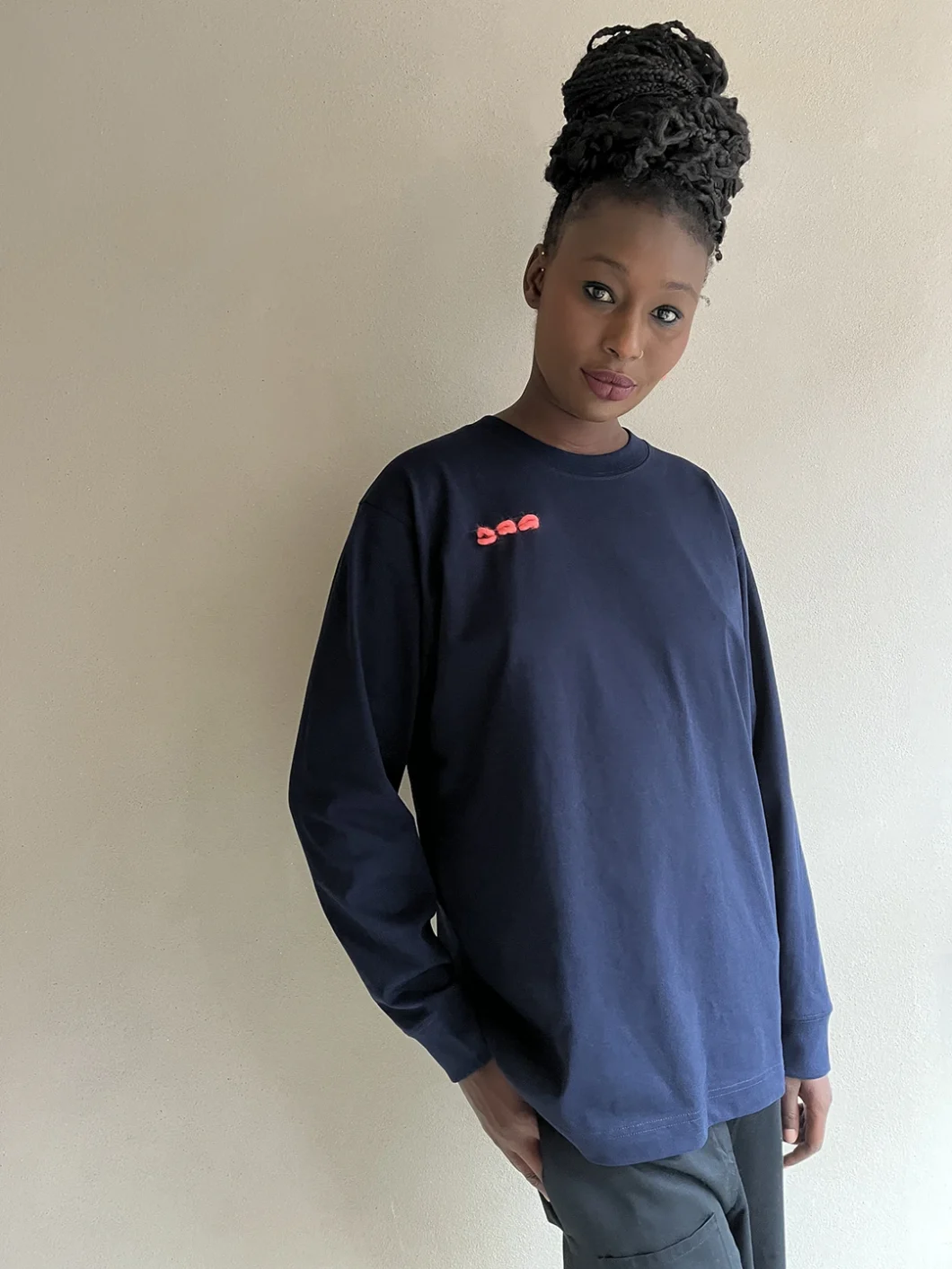 long sleeve tee | free style | organic cotton | night