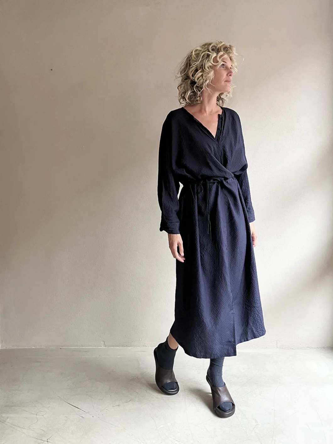 dress | twisted | silk | nightshade