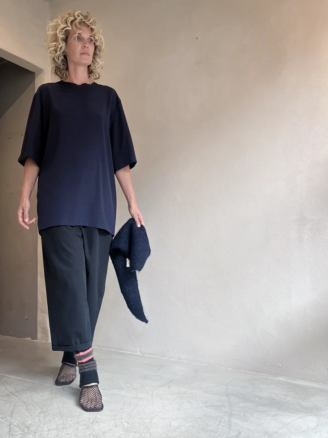 tee | tish | silk deadstock | nightshade